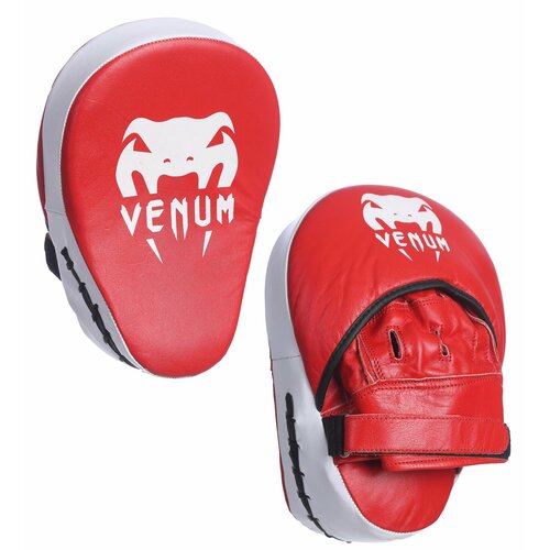 Лапы боксерские Venum натуральная кожа лапы боксерские для тхэквондо 34 20 см красно синие