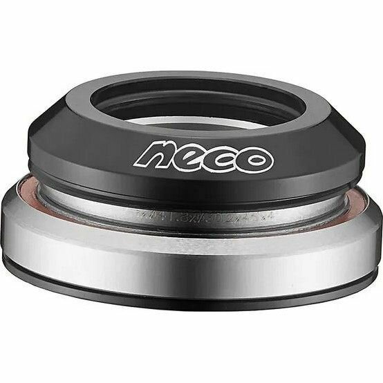 Рулевая колонка Neco H373, IS42/52, 1 1/8-1 1/2", пром. подшипники, черный