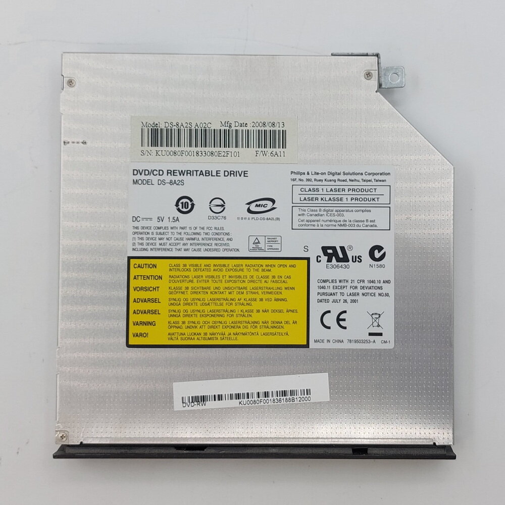 Привод DVD-RW DS-8A2S, Lite-On, Sata