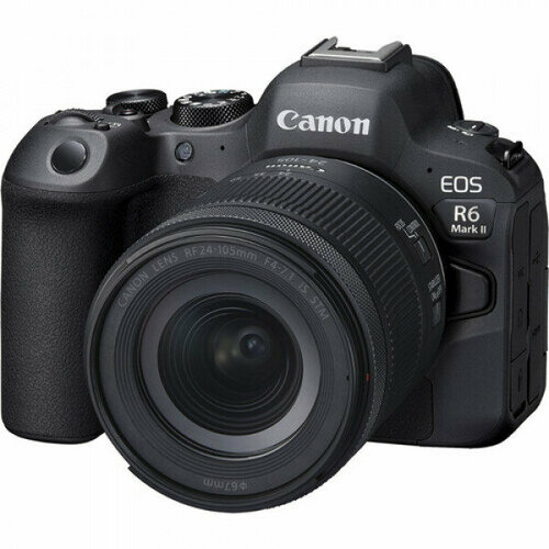 Фотоаппарат Canon EOS R6 Mark II Kit RF 24-105mm F4-71 IS STM черный 31600000₽