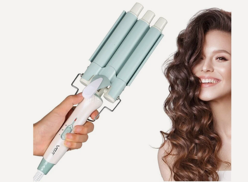 Изображение товара Тройная плойка для волос / Щипцы для завивки волос / VGR V-595