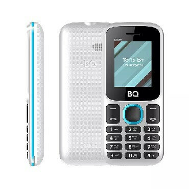 Телефон мобильный (BQ 1848 Step+ White/Blue)