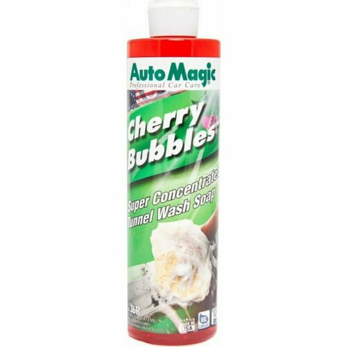 Автошампунь AutoMagic Cherry Bubbles вишня, 473 мл