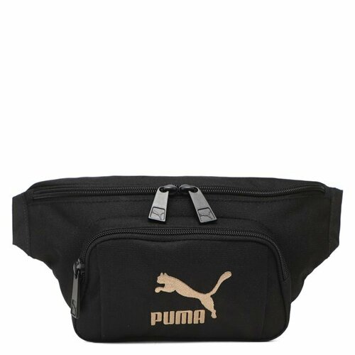 Сумка поясная PUMA, черный men waist bag casual durable waist pack belt canvas multifunction military bag zipper waterproof waist bag for outdoor wear