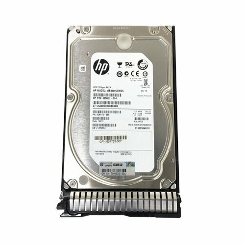 Жесткий диск HP 9ZM170-065 4Tb 7200 SATAIII 3.5 HDD жесткий диск hp mb4000geqnh 4tb 7200 sataiii 3 5 hdd