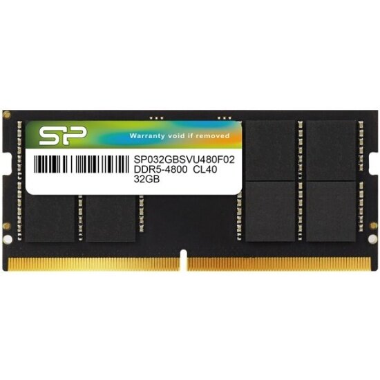 Оперативная память Silicon Power SO-DIMM 32GB DDR5-4800 (SP032GBSVU480F02)