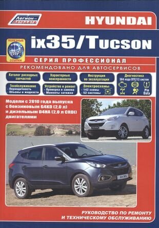 Hyundai ix35 / Tucson. Модели c 2010 года выпуска с бензиновым G4KD (2,0 л.) и дизельным D4HA (2,0 л. CRDi) двигателями. Руководство по ремонту и техническому обслуживанию (+ полезные ссылки) - фото №2