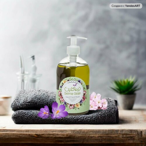 Жидкое мыло Derma Clean с экстрактом оливы и ароматом аралии