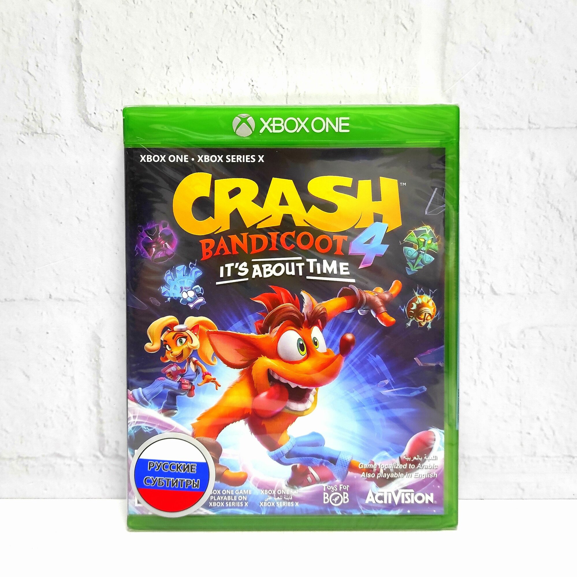 Crash Bandicoot 4 Это Вопрос Времени Русские субтитры Видеоигра на диске Xbox One / Series