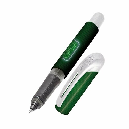 Ручка-роллер Online College - Game Over, цвет зеленый, синий картридж, толщина 0.7 мм, 1 шт