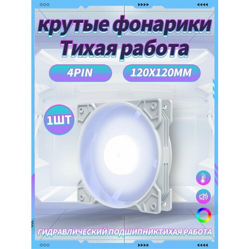 Корпусный Вентилятор для ПК 120 мм RGB*1 шт