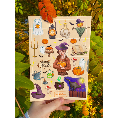 Стикерпак {halloween} А5, fox stickers