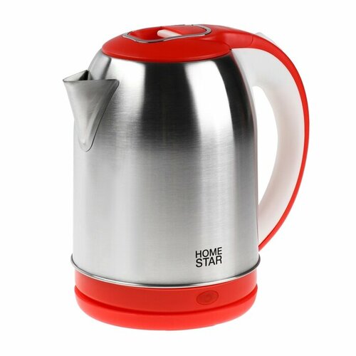 Чайник электрический Homestar HS-1054 металл 23 л 1500 Вт серебристо-красный 225500₽