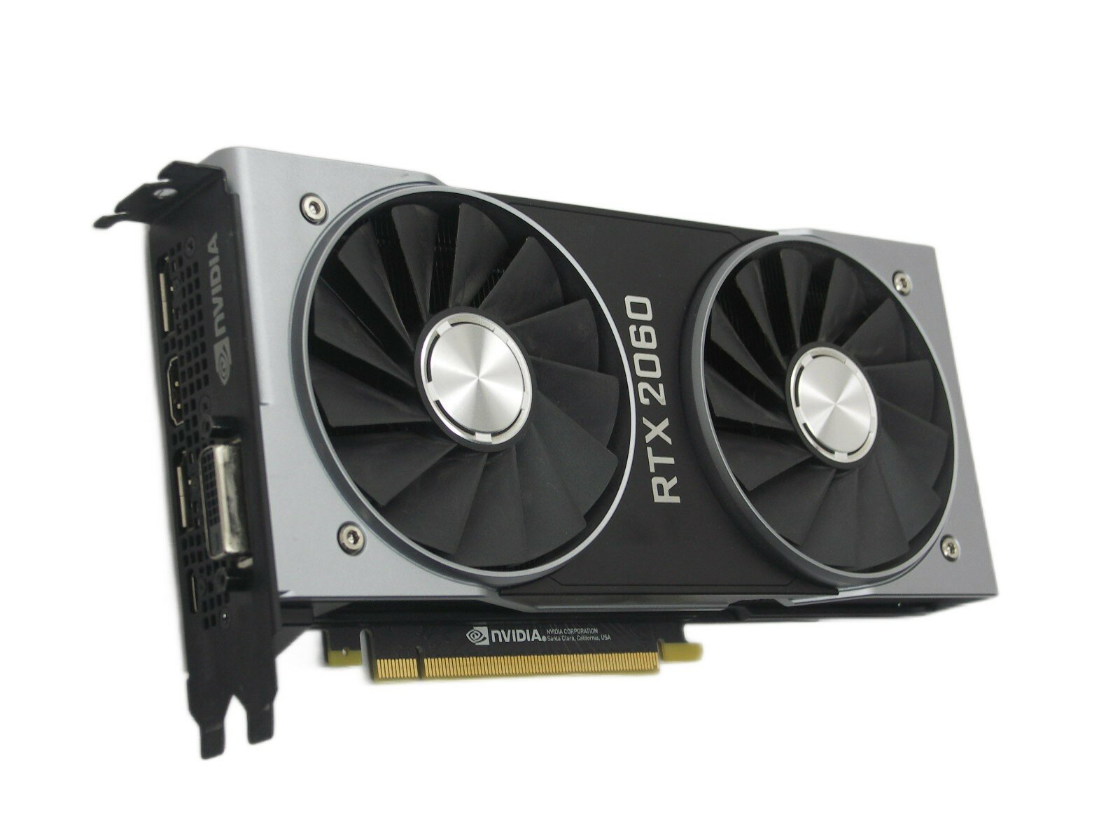 Видеокарта 6Gb GeForce 2060 GTX (NVIDIA GEFORCE RTX2060 PG160), PCI-E