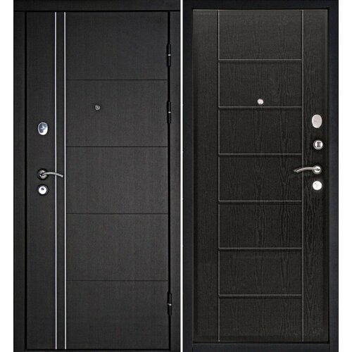 Дверь металлическая ДК Теплолюкс венге 860x2050 правая