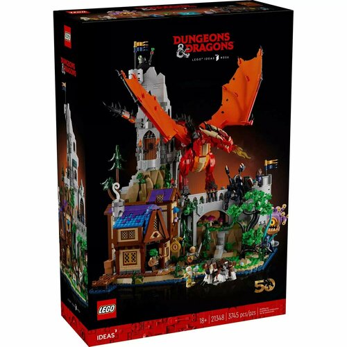 сказка о драконе романова г Конструктор LEGO 21348 Ideas Dungeons & Dragons: Сказка о Красном Драконе