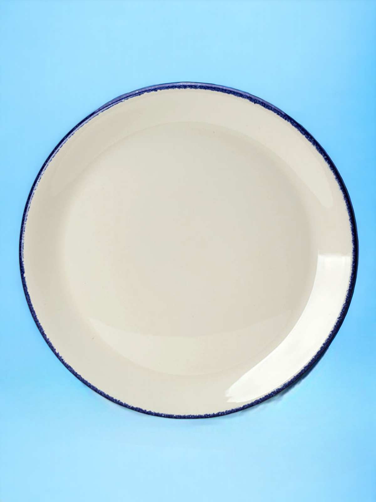фото Тарелка мелкая «Блю дэппл», 23 см, синий, фарфор, 17100543, Steelite