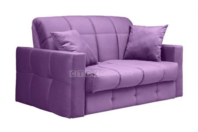 фото Диван Соната, расцветка Mustard, механизм аккордеон на металлокаркасе