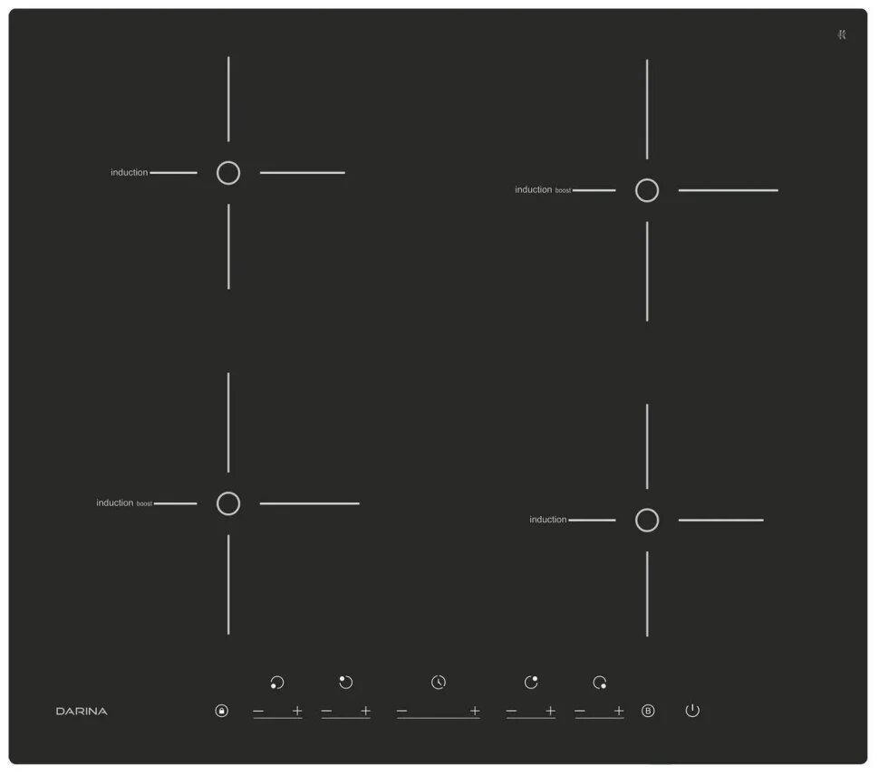 Индукционная варочная панель DARINA PL EI305 B
