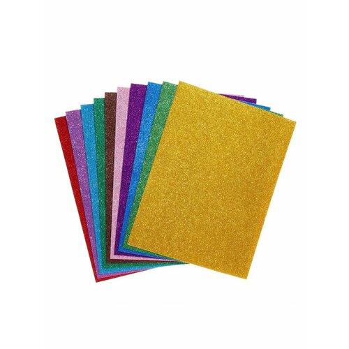 Набор Пенка с блестками самоклеящаяся А3 10 листов 1084₽