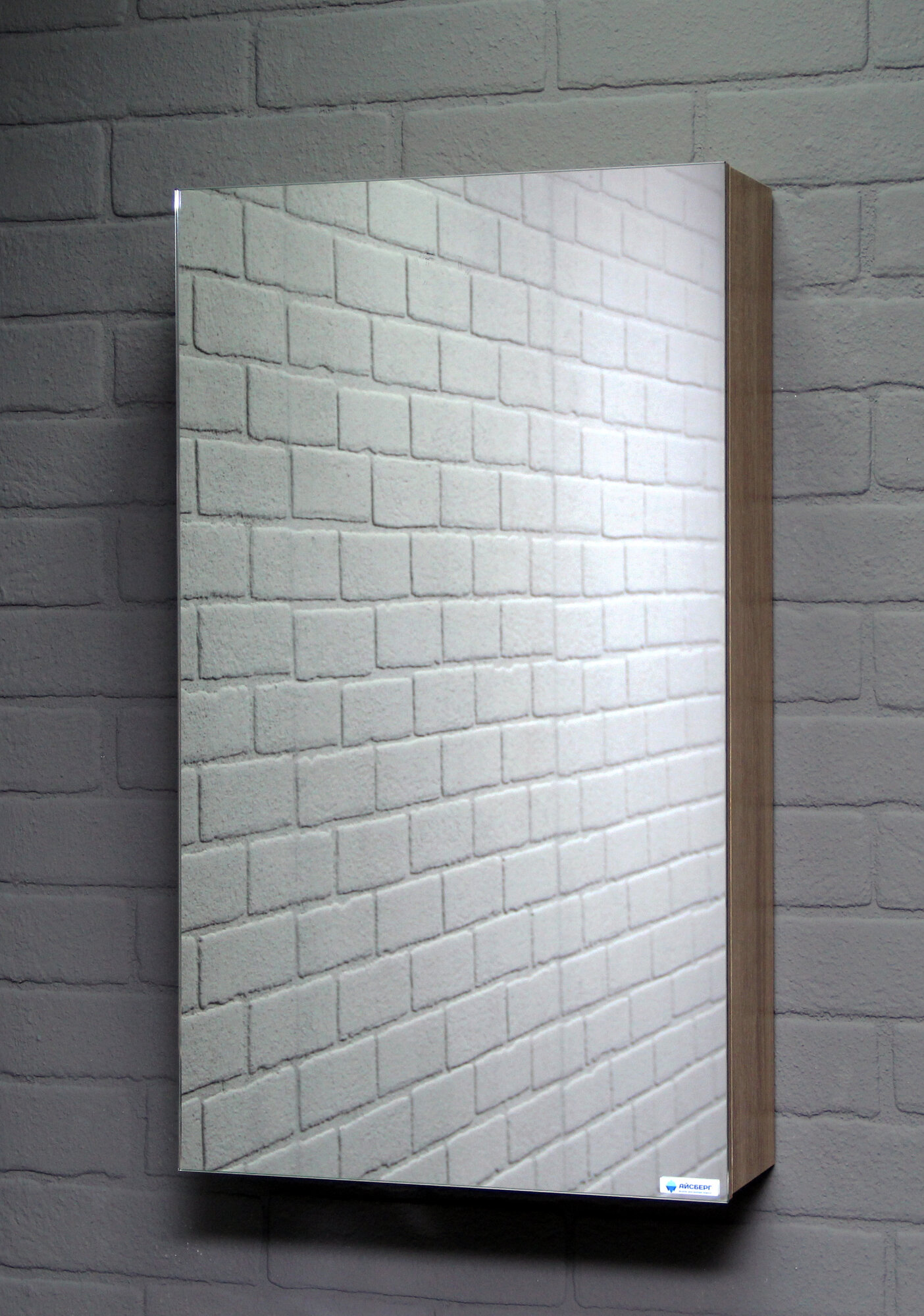 фото Шкаф-зеркало Мечта 40 Дуб сонома айсберг