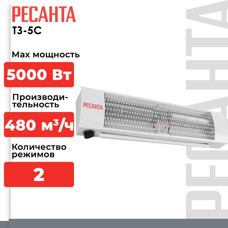 Тепловая завеса ТЗ-5С Ресанта