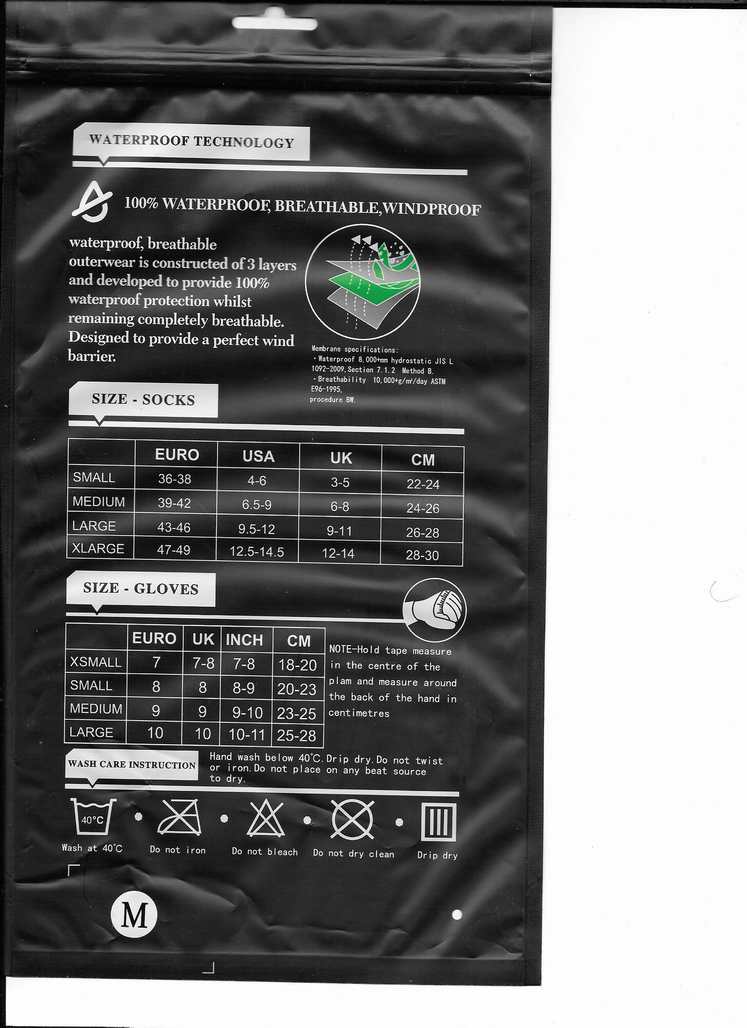 Термоноски , размер 47-49, черный — фото 1