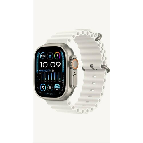 Умные часы Apple Watch Ultra 2 49 мм Titanium Case GPS Cellular White Ocean Band 9450000₽