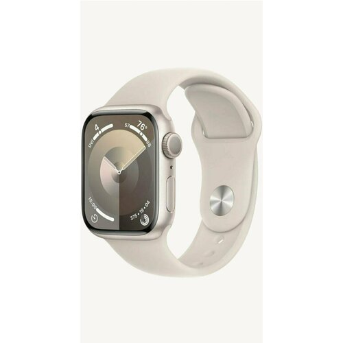 Apple Watch Series 9 GPS 45mm Aluminium Case with Starlight Sport Band ML MR973 5200000₽