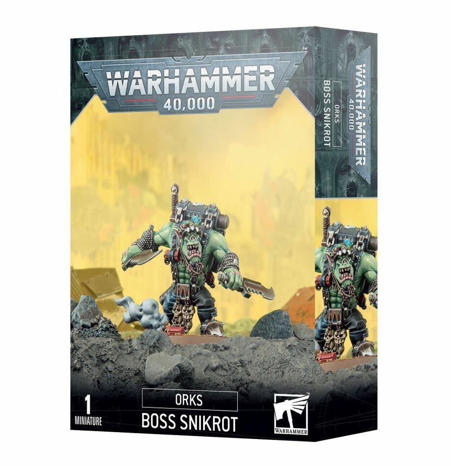 Набор миниатюр для настольной игры Warhammer 40000 - Orks: Boss Snikrot