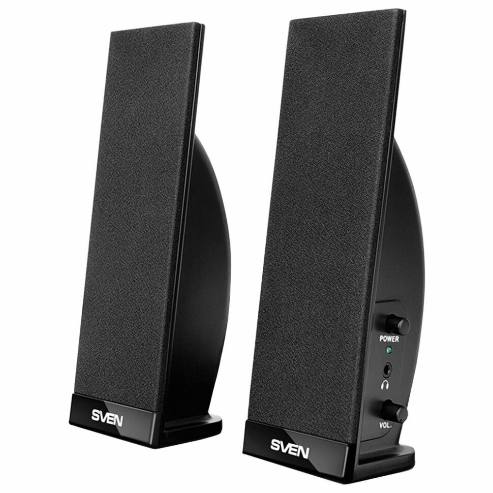 Сателлит Акустическая система 2.0 SVEN 230, черный