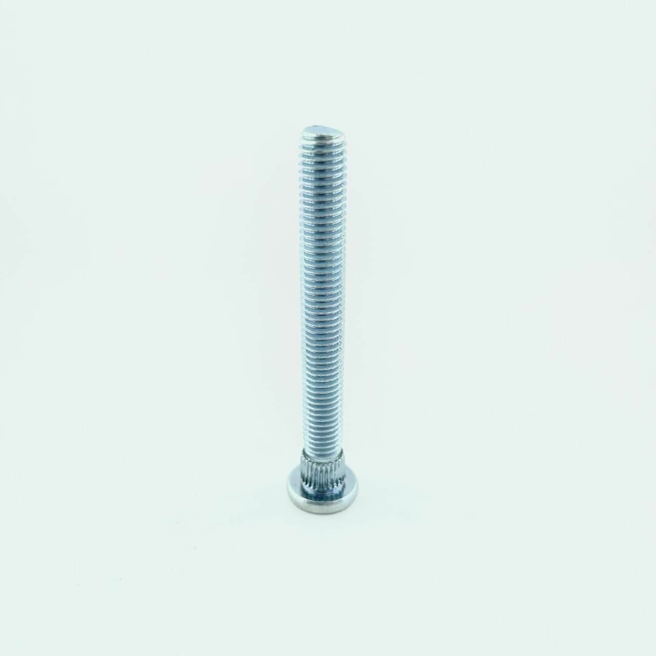 фото Шпилька для проставок 3см М8 х 1,25 х 73мм, шлиц 8,8мм(сталь 40х, оцинковка, закалка). Россия