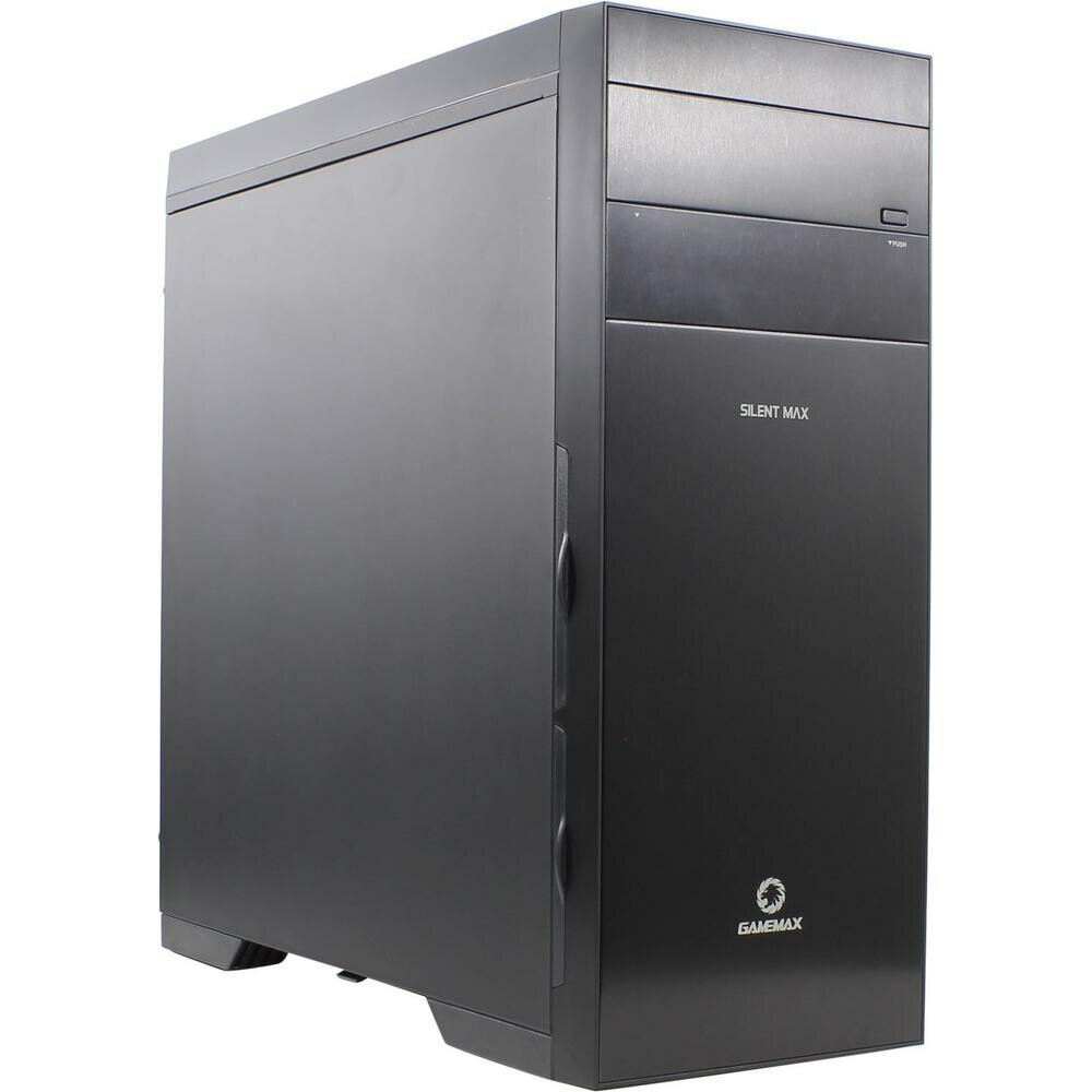 GameMax Корпус GameMax Silent MAX M903X без БП (Midi Tower, ATX, 2*USB2.0;2*USB3.0, CR,шторка, ультра тихий)