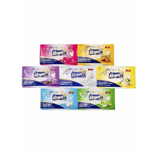 Туалетное мыло Royal Микс ароматов 140гр 7шт