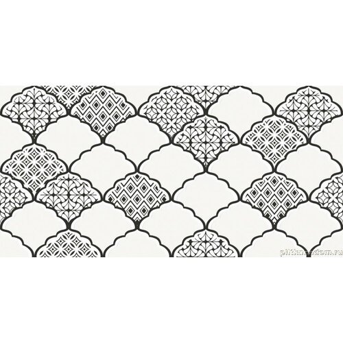 LASSELSBERGER Декор Эллен черно-белый 1641-8647 267₽