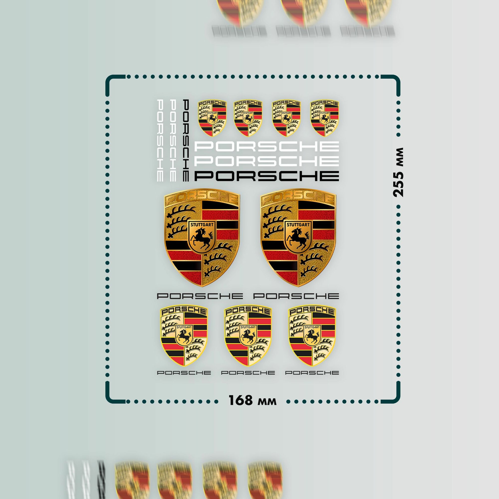 Термонаклейки на одежду Porsche — фото 1