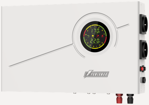Изображение товара ИБП Powerman Smart 500 INV, линейно-интерактивный, 500 ВА/300 Вт, многоуровневая защита, индикация, белый