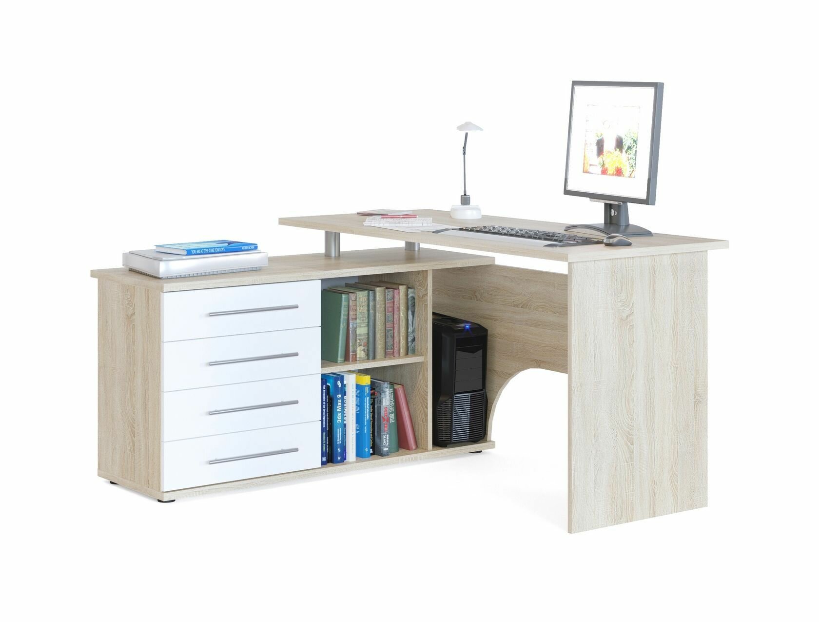 Компьютерный стол КСТ-109Л 140х127х75 см