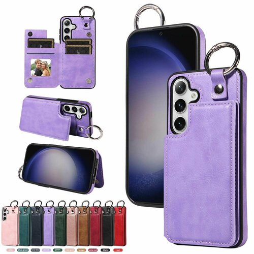 YIKATU Простой кожа для Samsung Galaxy S24 Plus / S24+ (Самсунг s24 plus, Самсунг галакси с 24 плюс, с24+) Нескользящий и удобный