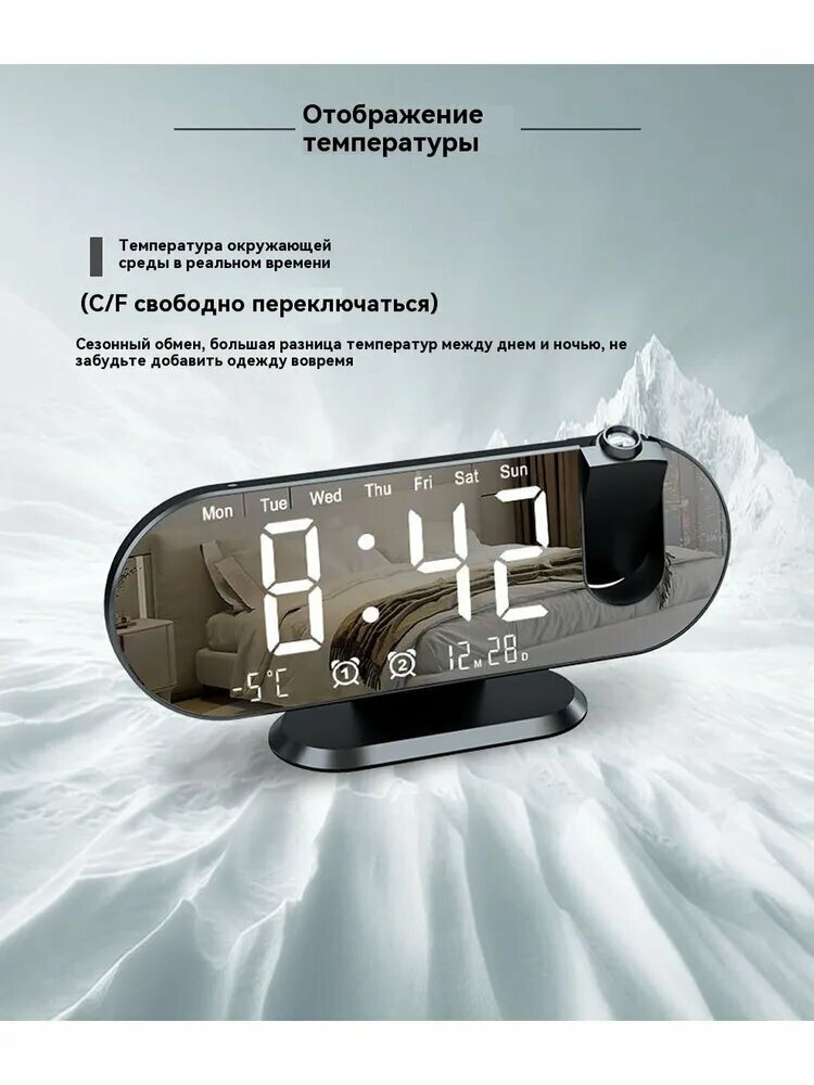 Изображение Xiaomi Настольные часы Электронные 1 шт