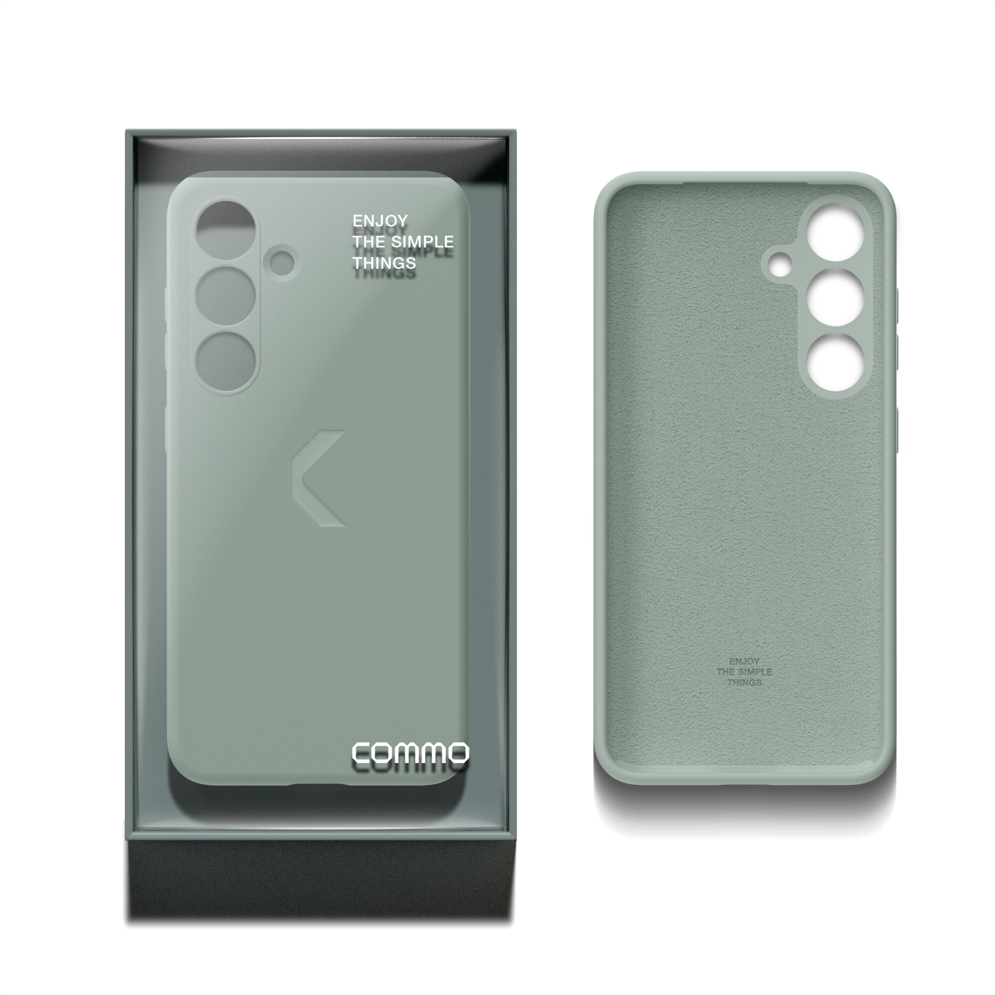 Силиконовый чехол COMMO Shield Case для Samsung Galaxy S24, Commo Gray