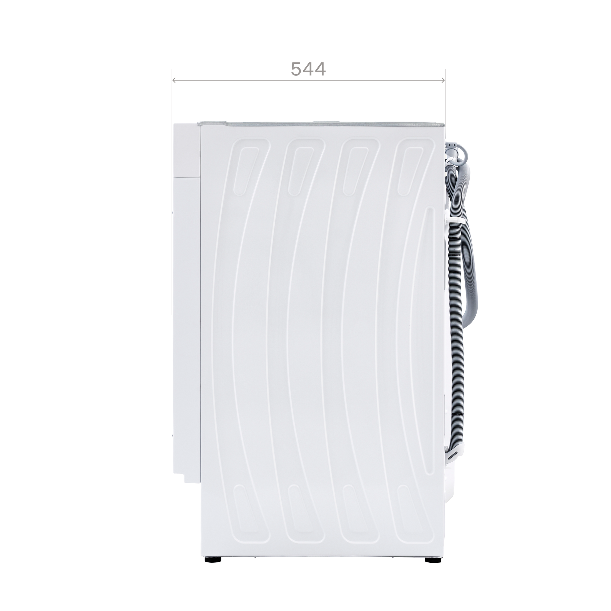 Встраиваемая стиральная машина с сушкой Tuvio DBF76MW21, белая - фотография № 8