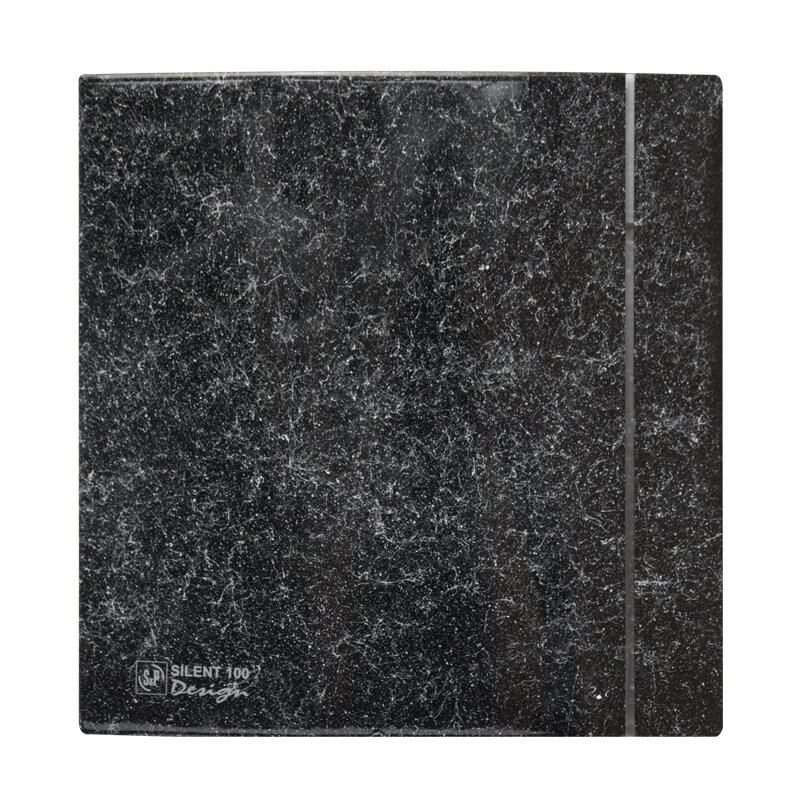 Вентилятор вытяжной Soler & Palau SILENT-100 CZ MARBLE DESIGN 4C, marble black 8 Вт