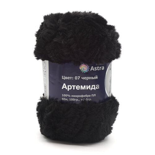 фото Пряжа astra premium 'артемида', 100 г, 60 м (100% микрофибра пл), 3 мотка