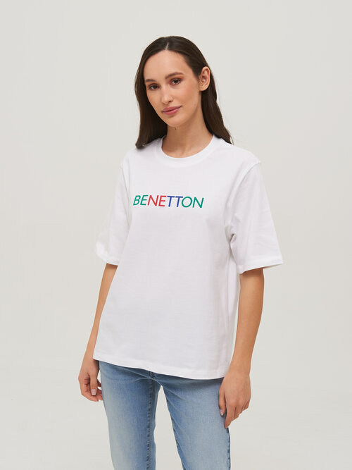 Футболка UNITED COLORS OF BENETTON, размер XL, белый