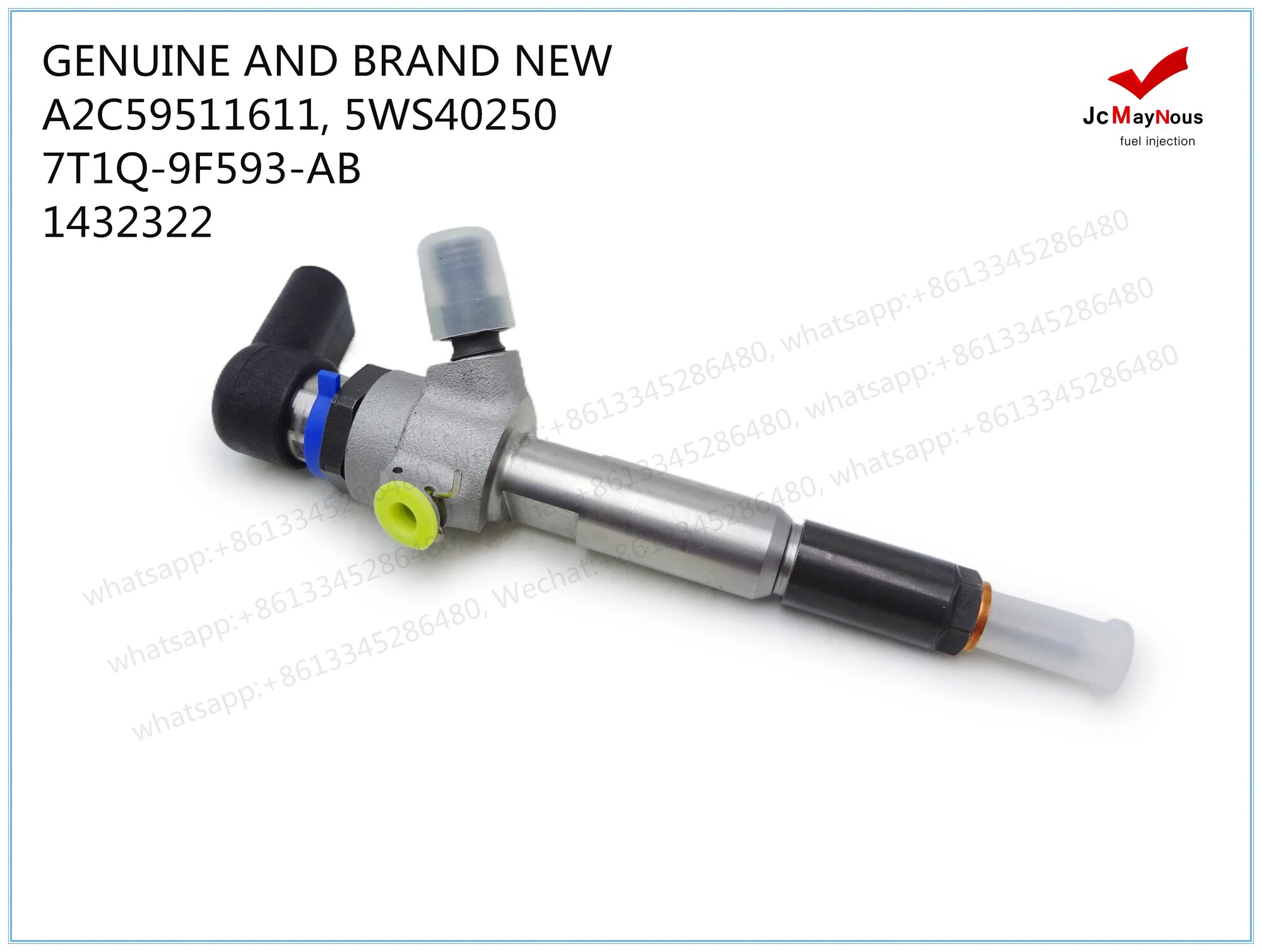 Топливная форсунка A2C59511611 5WS40250 7T1Q-9F593-AB для Ford Focus Galaxy Mondeo S-Max Transit