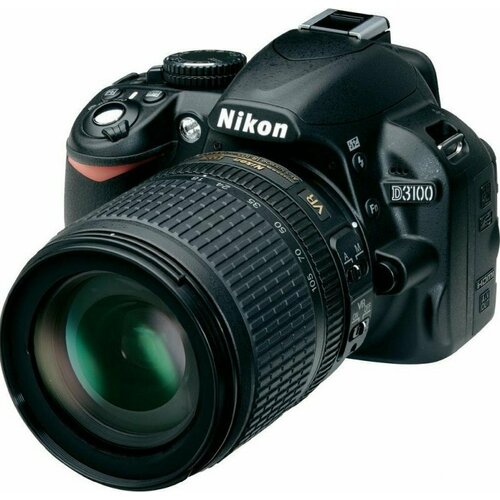 Фотоаппарат Nikon D3100 Kit AF-S DX NIKKOR 18-105mm f/3.5-5.6G ED VR, черный