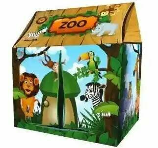 Палатка игровая Зоопарк, коробка