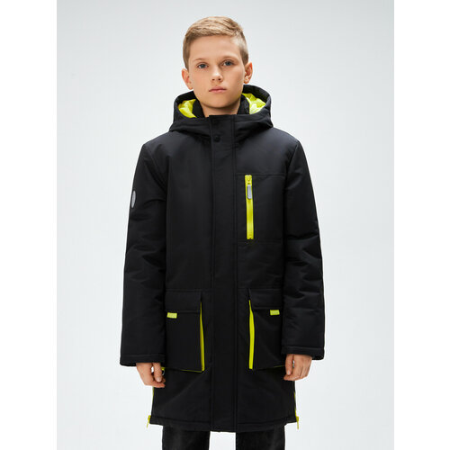 Куртка Acoola, размер 122, черный acoola размер 122 мультиколор