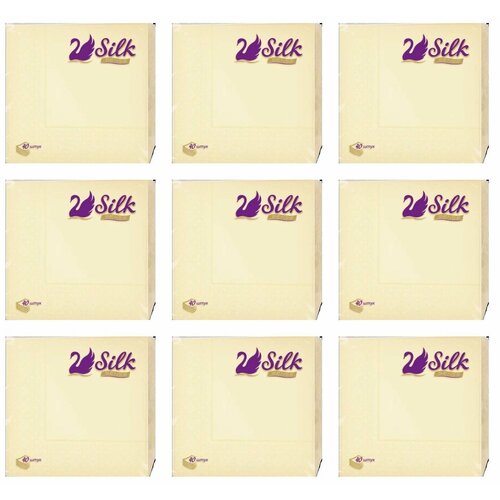 Ola Салфетки бумажные столовые Silk Sense 40шт 9 упаковок 1254₽